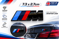 Black M Sport Boot Rear Emblem Sticker Fender Badge for BMW 7.3 x 2.7cm